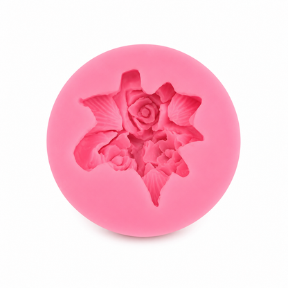Triple Rose Cluster Silicone Mold – Fondant, Chocolate & Cake Decorating Mold