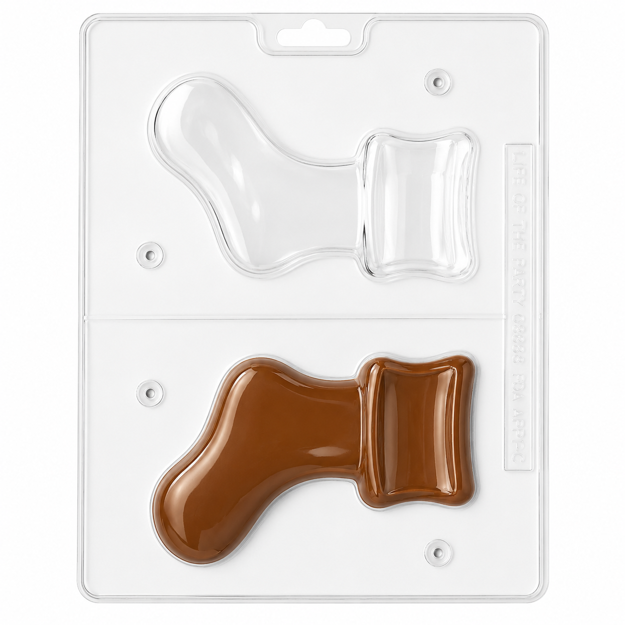 Christmas Stocking 3D Chocolate Mold 2 Cavity