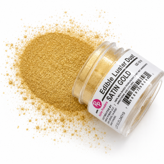 Edible Luster Dust Satin Gold .25 Oz