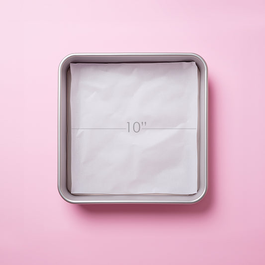 Pre-cut Baking Paper 10" Square (Pack of 25)