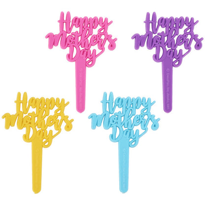 Happy Mothers Day Cupcake Toppers 12 Count