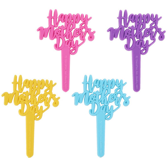 Happy Mothers Day Cupcake Toppers 12 Count