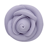 Edible Decoration Medium Icing Roses Lavender 6 Count