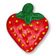 Edible Decorations Strawberry 2 Inch 4 Count