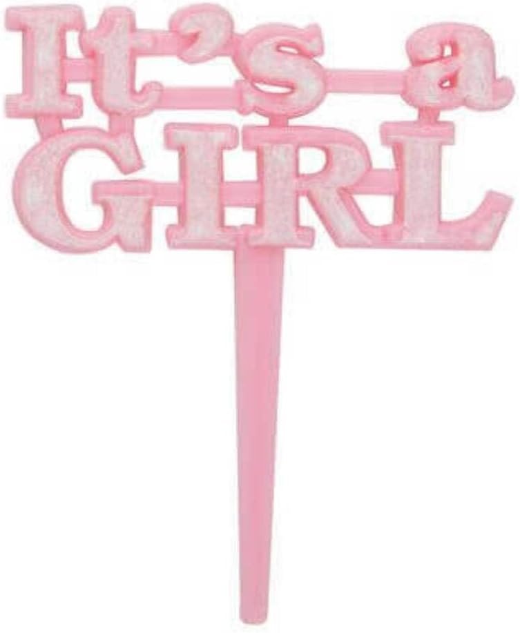 Its A Girl Cupcake Toppers