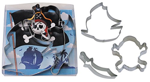 R&m Pirate Cookie Cutter 3pc Set