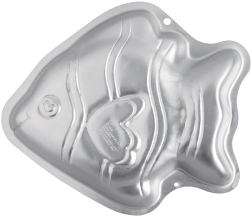 Wilton Tropical Fish Cake Pan 2006 Aluminum New w/ Insert Clown fish Vintage