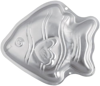 Wilton Tropical Fish Cake Pan 2006 Aluminum New w/ Insert Clown fish Vintage