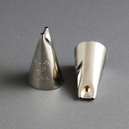 Medium Double Line & String Piping Tip – Ateco #42 Two-Hole Decorating Tip