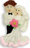 Edible Decorations Mini Bride And Groom 1in 6-Count