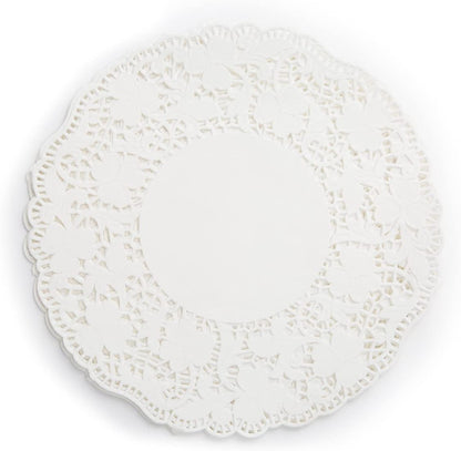 Fox Run 8" Paper Lace Doilies – Set of 24