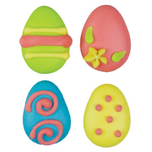 Easter Eggs Royal Icing 12 Count