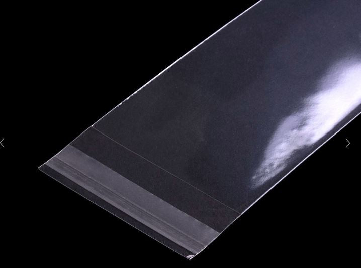 Clear Self Sealing  Bags 3 X 12 Inch 100 Count