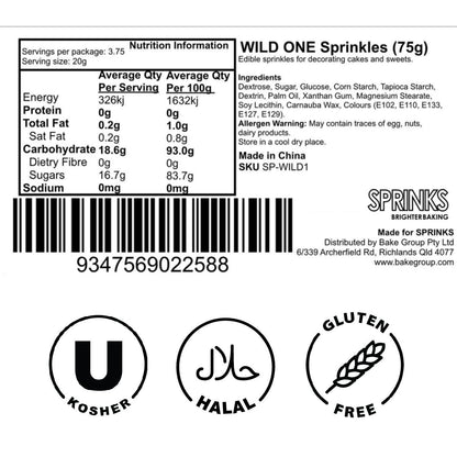 Sprinks Wild One Sprinkle Medley - 75g (2.6 oz)