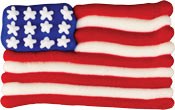 Edible Decorations American Flag 2in 3-Count
