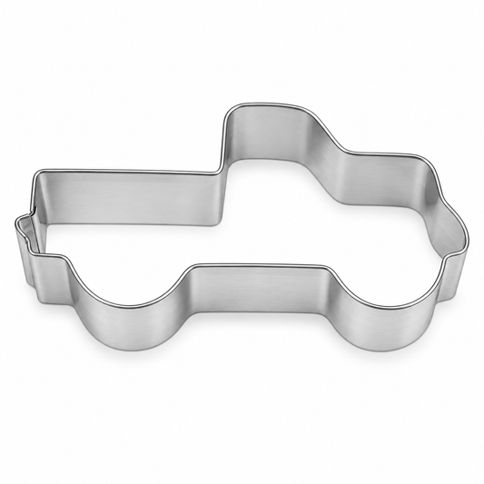 Pickup Truck Tin-Plated Steel Cookie Cutter – 4 Inch