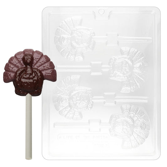 Life Of The Party Turkey Lollipop Mold  4 Cavity