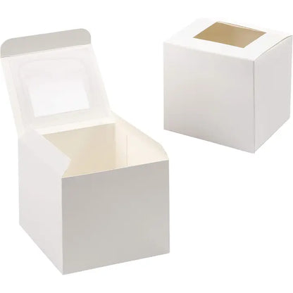 Cupcake Box Single White 5 Count