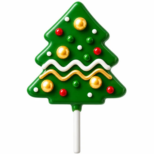 Christmas Tree Cake Pop Cutter and Embosser Set