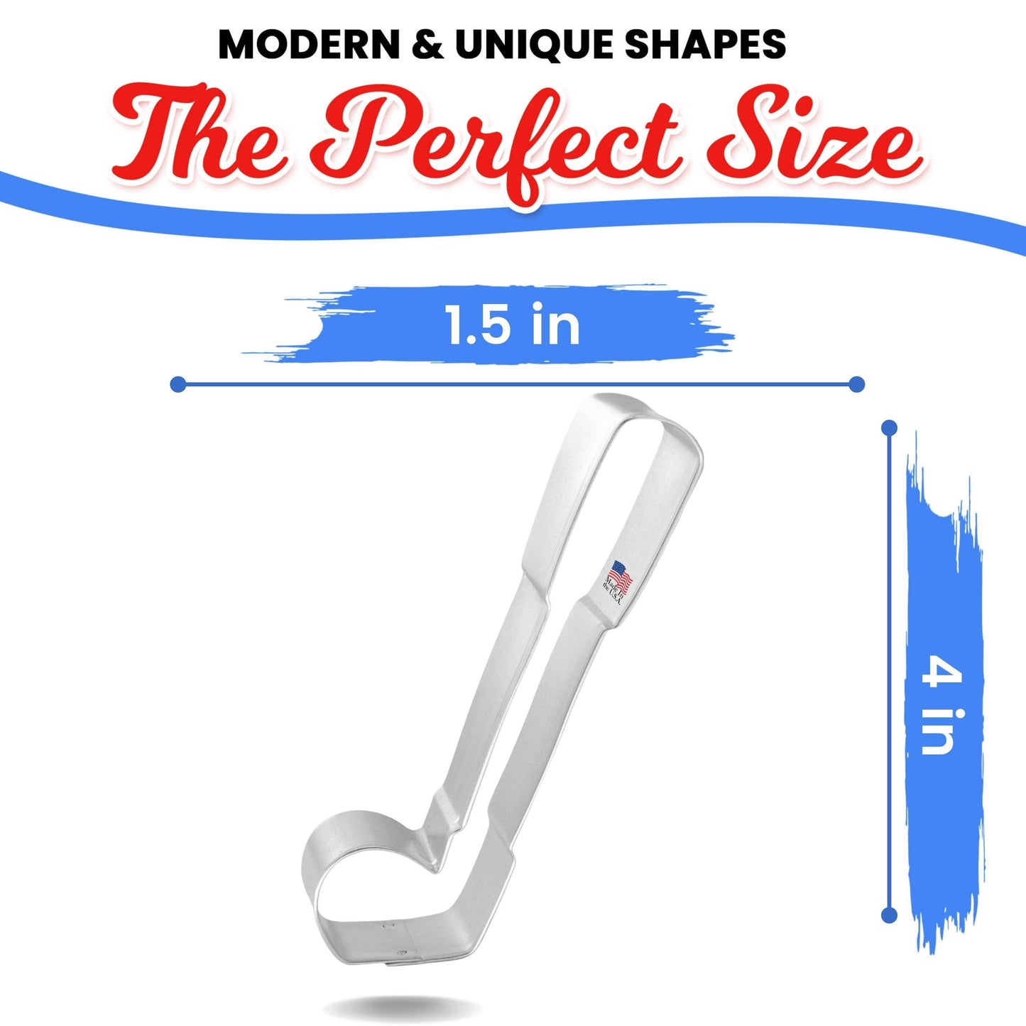 Golf Club Cookie Cutter 4 In