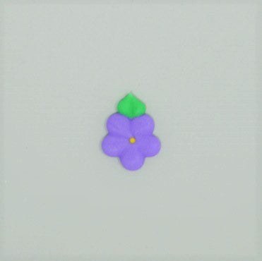 Icing Flowers Purple 12pk