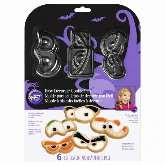 Wilton Classic Halloween Eyes Cookie Pan 6 Cavity