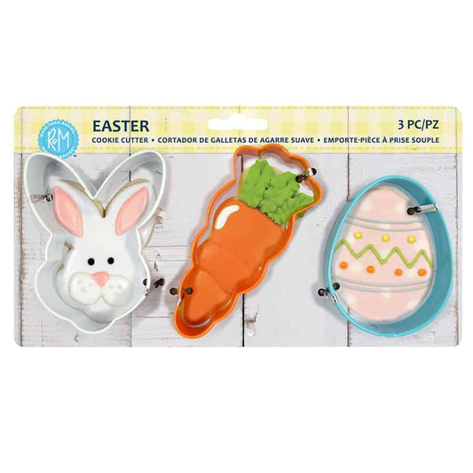 Easter Cookie Cutter Set Bunny Egg Carrot