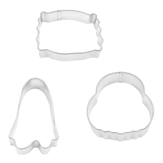 Halloween Trick Or Treat Cookie Cutter Set 3 Piece
