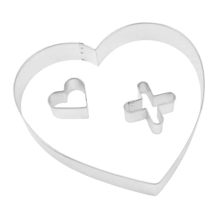 Valentines Tic Tac Toe Cookie Cutter Set 3 pc