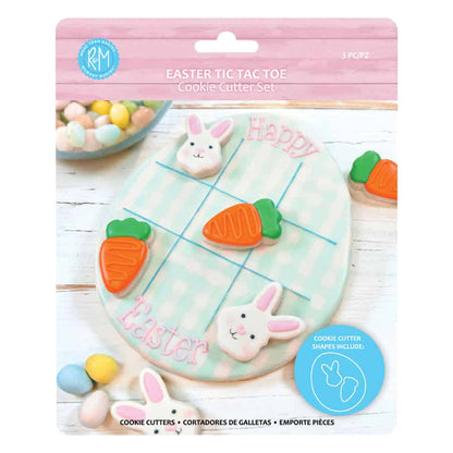 Easter Tic Tac Toe Cookie Cutter Set 3 Count