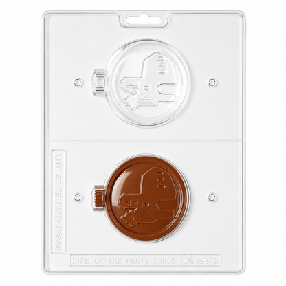 Christmas Oversized Ornament Chocolate Mold 3D Church Ornament