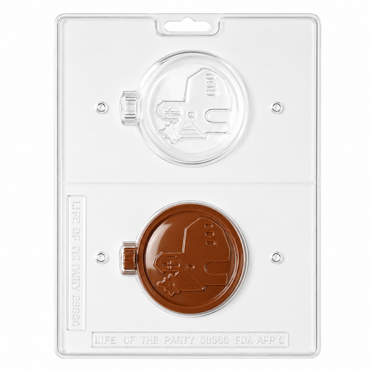 Christmas Oversized Ornament Chocolate Mold 3D Church Ornament