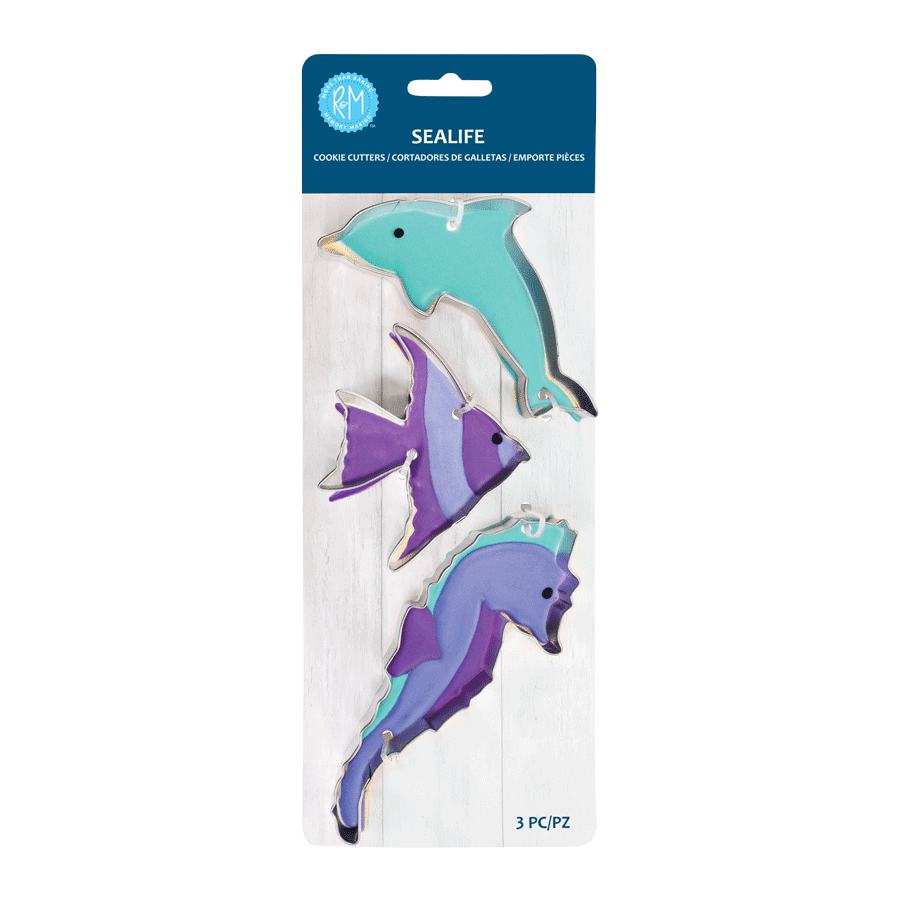 Sea Life 3pc Cookie Cutter Set