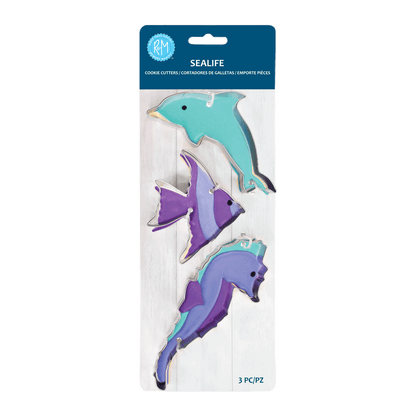 Sea Life 3pc Cookie Cutter Set