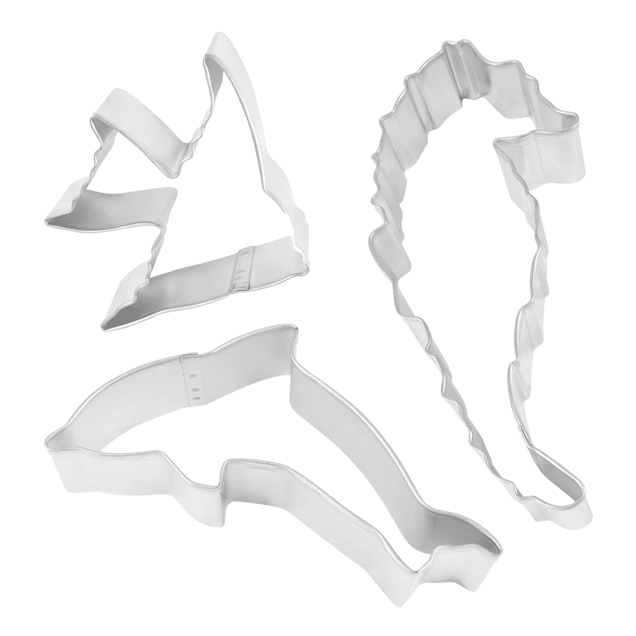 Sea Life 3pc Cookie Cutter Set