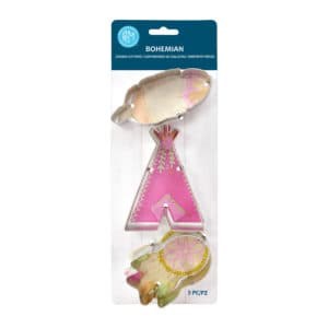 Bohemian 3 Pc Cookie Cutter Set