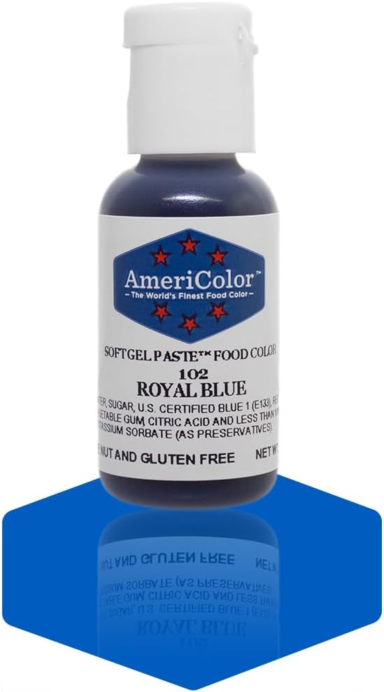 Americolor Soft Gel Paste Food Coloring .75 Royal Blue