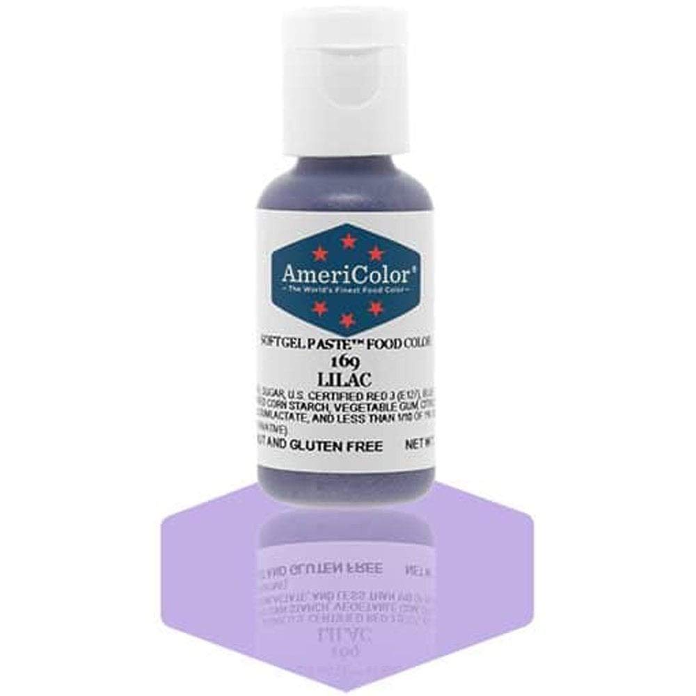 Americolor Soft Gel Paste Food Coloring .75 Lilac