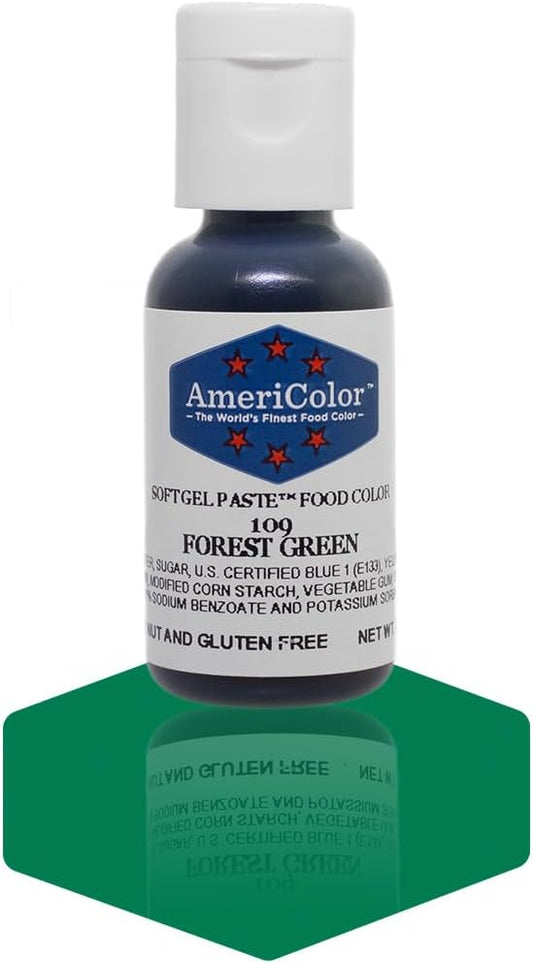 Americolor Soft Gel Paste Food Coloring .75 Forest Green
