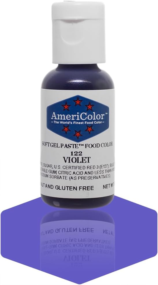 Americolor Soft Gel Paste Food Coloring .75 Violet