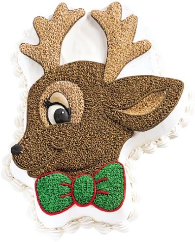 Wilton Rudy Reindeer Cake Pan Christmas New w/ Insert Aluminum Vintage 2000