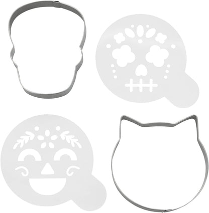 Cat & Skull Cookie Cutter Set