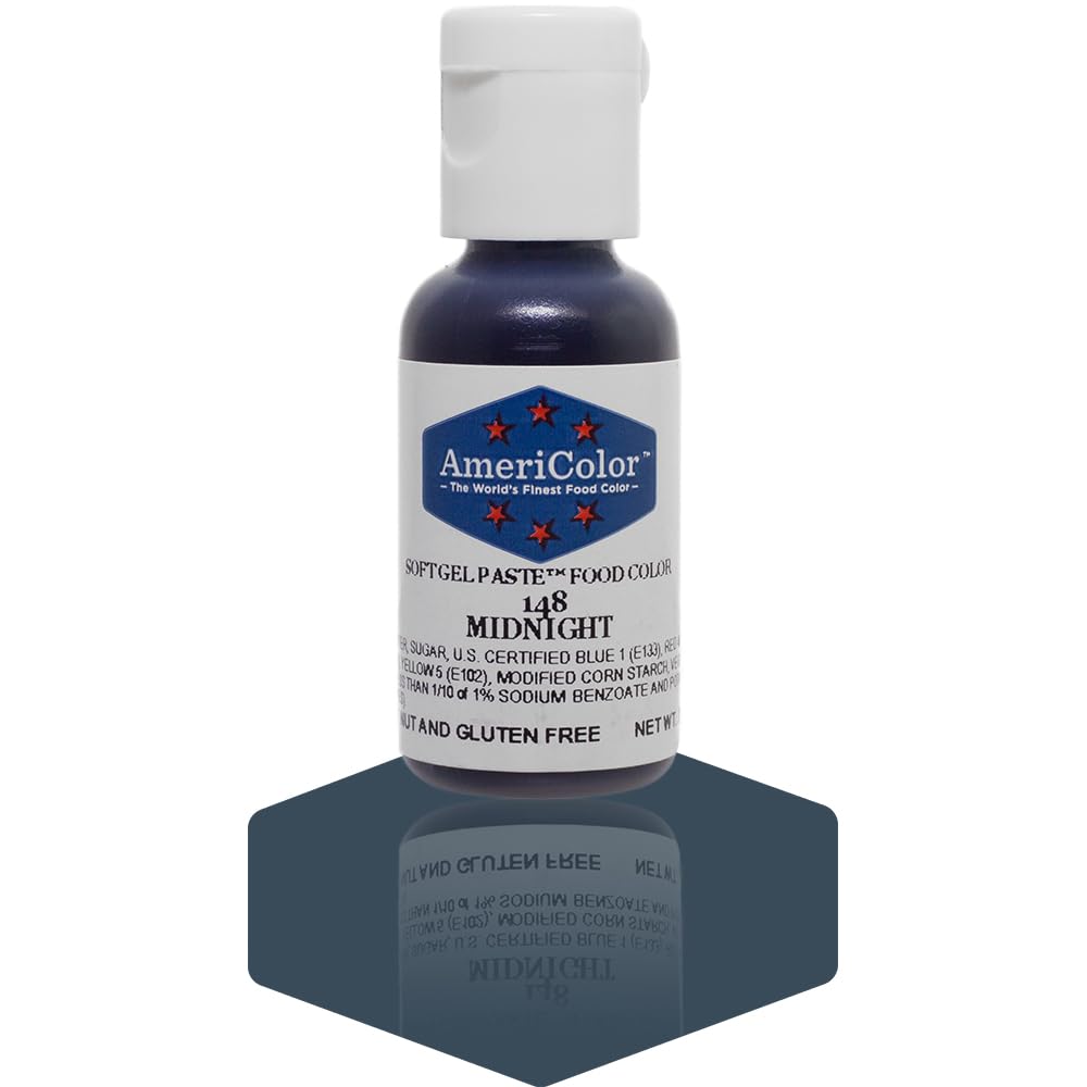 Americolor Soft Gel Paste Food Coloring .75 Midnight