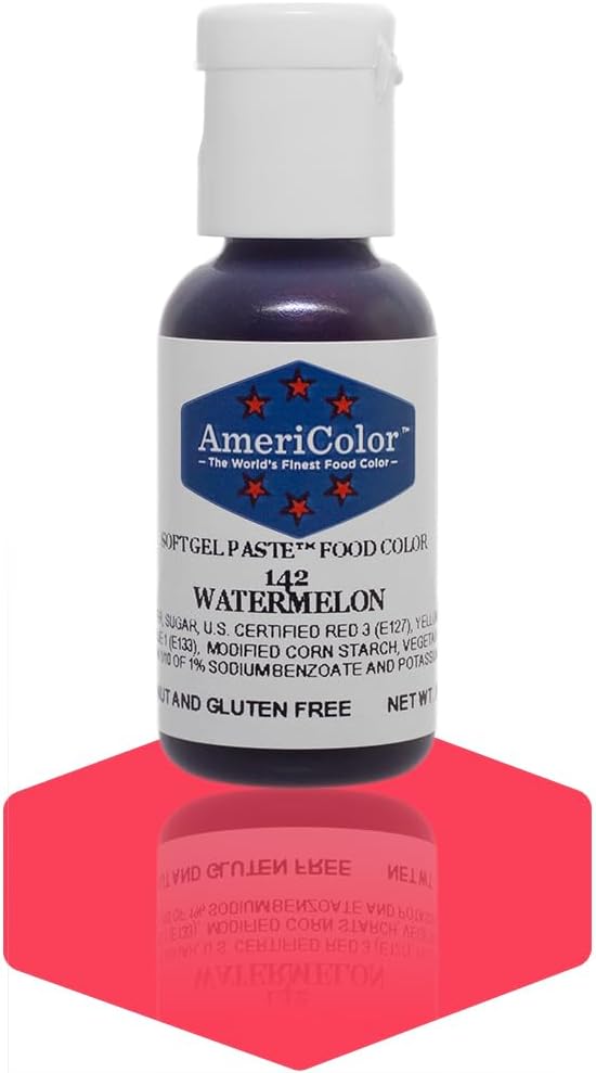 Americolor Soft Gel Paste Food Coloring .75 Watermelon