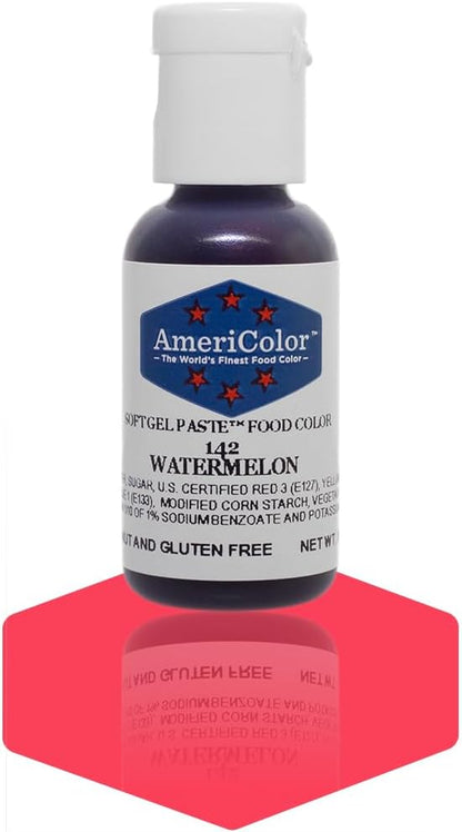 Americolor Soft Gel Paste Food Coloring .75 Watermelon