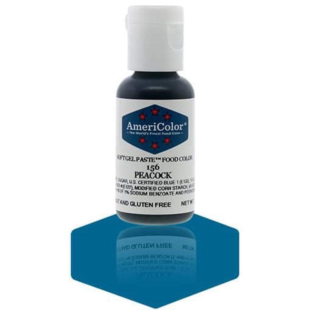 Americolor Soft Gel Paste Food Coloring .75 Peacock
