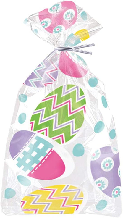 Lilac Easter Cellophane Bags  20ct