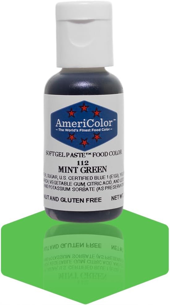 Americolor Soft Gel Paste Food Coloring .75 Mint Green