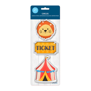 Circus 3pc Cookie Cutter Set
