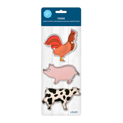 Farm 3pc Cookie Cutter Set